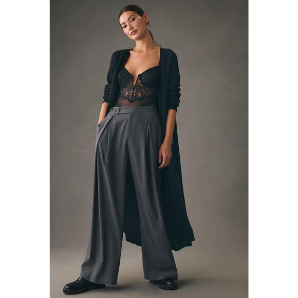 Anthropologie Long Twofer Cardigan Sweater L NWT - Picture 2 of 12